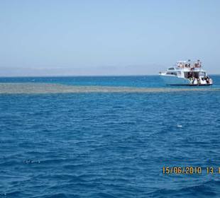 Anfahren eines Riffs 