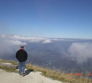 Aussicht vom Kehlsteinhaus