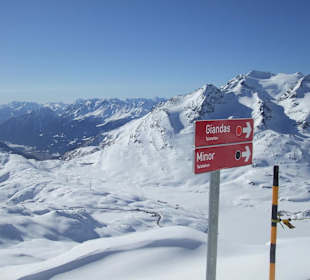 Blick von der Lagalp hinunter ins Poschiavotal