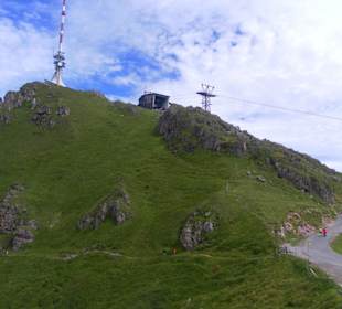 Gipfel auf der Steinplatte