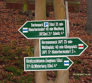 Wanderweg zur Oberen Schleuse / Kahnfahrt