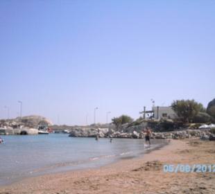 Sandstrand in Kolymbia