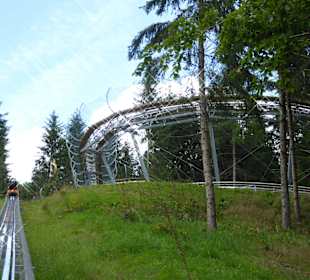 Steilkurve des Coaster