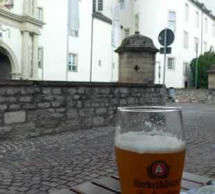 Blick vom Freisitz Gasthof Johanniter zum Schloss