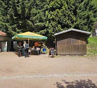 Cafe Wintersport am Wasserfall