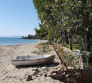 Blick bis zum Strandende