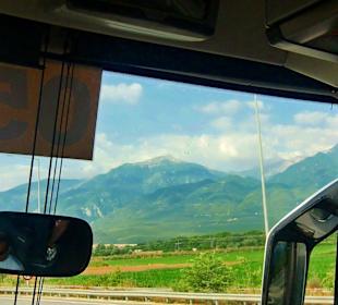 Blick auf den Berg Olymp