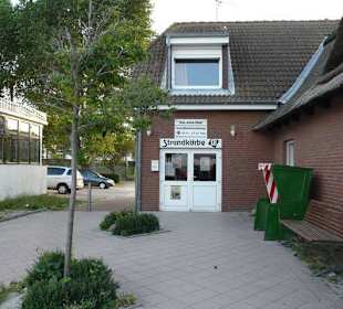 Shops and Restaurants at Sea Front in Dahme