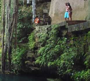 Baden in der Cenote