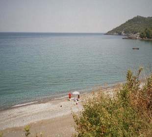 Ausläufer vom Strand bei Vlachia