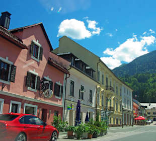 Ortschaft vor dem Plöckenpass
