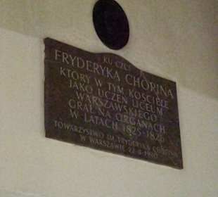 Tablica upamiętniająca Fryderka Chopina