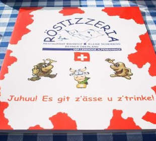 Die Speisekarte