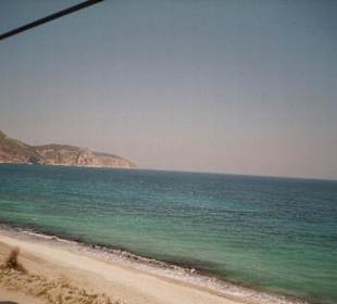 Blick auf Korasida Beach