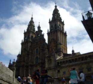 Fachada principal de la catedral de Santiago de C.