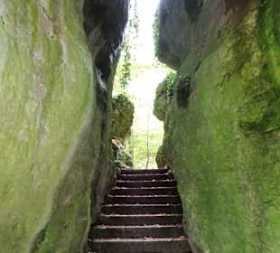 Rundweg durch den Felsengarten Sanspareil