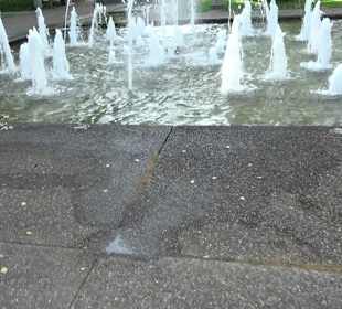 Bassins mit Sprudler im Oberen Schlossgarten 