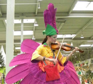 Begrüßung der Messegäste