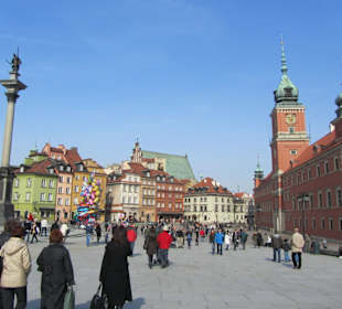 Plac Zamkowy, Kolumna Zygmunta III Wazy, Zamek 