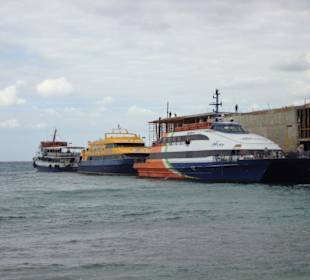 Anlegestelle der Fähre auf Cozumel