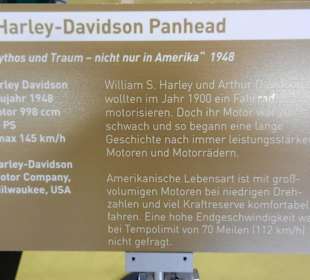 Auto- und Uhrenmuseum - Harley Erklärung