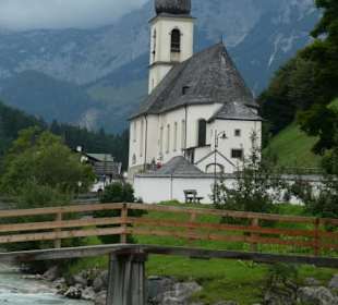 St. Sebastian, die bekannte Kirche von Ramsau