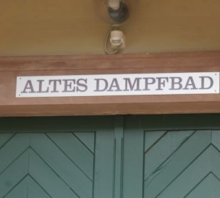 In Baden-Baden beim Alten Dampfbad