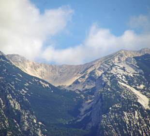 Blick auf die Berge mit Zoom