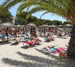 Die Bucht Cala Gran - in der Hochsaison sehr voll