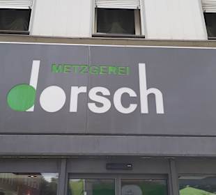 Die Metzgerei Dorsch Ecke Hadergasse / Roßmarkt