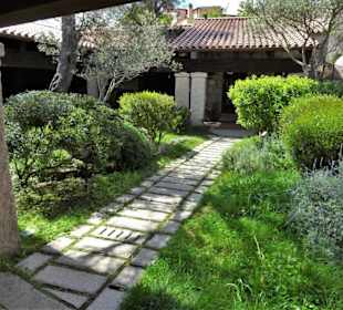 Das Außengelände des Museo Etnografico