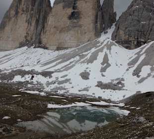 Drei Zinnen zum Greifen nah