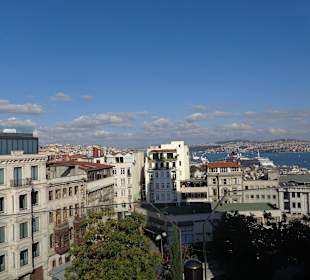 Blick auf Galata von oben