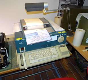 Telegrammbearbeitung am Fernschreibarbeitsplatz