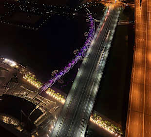 Helix Brücke von der Besucherterrasse