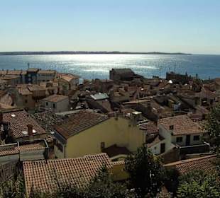 Blick über Piran