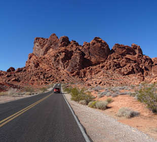 Im Valley of Fire unterwegs