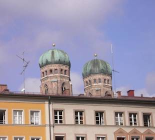 Blick zur Frauenkirche