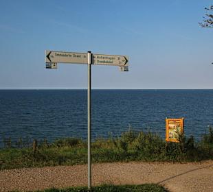 Blick von der Promenade auf die Lübecker Bucht