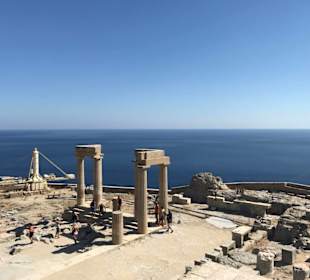 Aussicht Akropolis Lindos