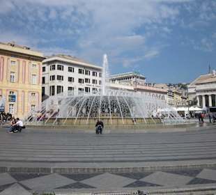 Piazza de Ferrari Springbrunnen