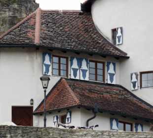Dekorativer Teil der Burg