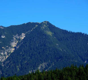 Die Berge mit Zoom