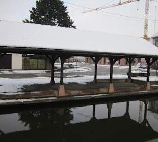 Altstadt Wissembourg im Winter
