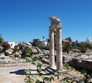 Ausgrabungsstätte in Kos-Stadt