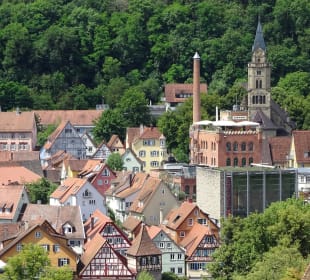 Kunsthalle Würth vom Schwalbennest aus