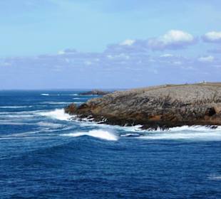 Fahrt entlang der Küste