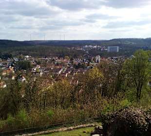 Burgruine Hohenburg in Homburg