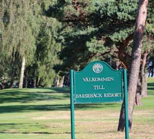 Willkommensgruß im Barsebäck Resort