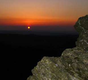 Sonnenuntergang am Weilsberg